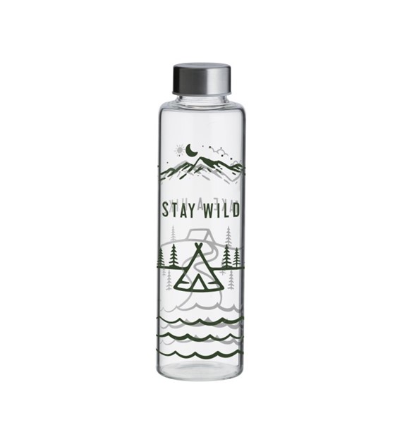 TYP-Butelka szklana 0,6l. Stay Wild, Pure