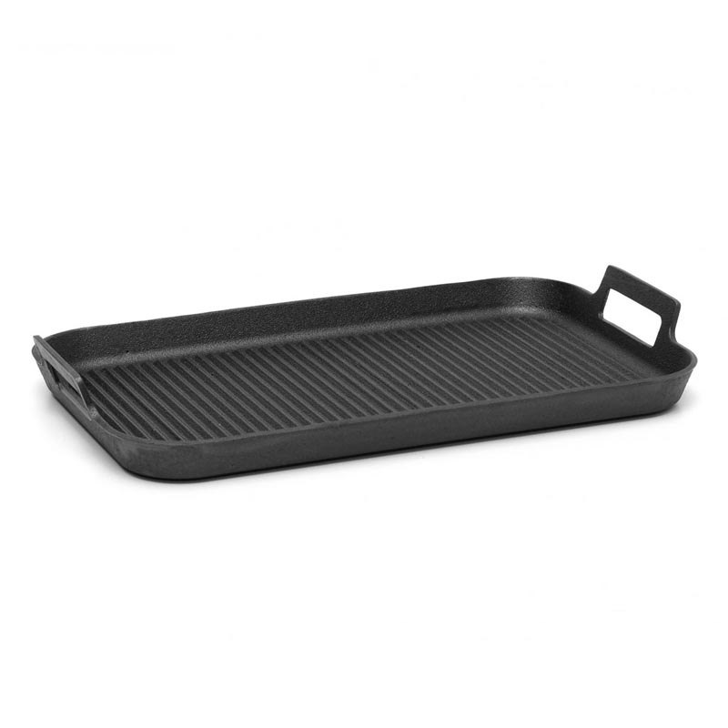 SKEPP-Płyta grillowa z uchwytami 40,5x24,5cm Noir