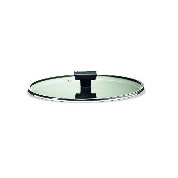 MO-Pokrywka szklana 24cm z metalowym rantem Nova