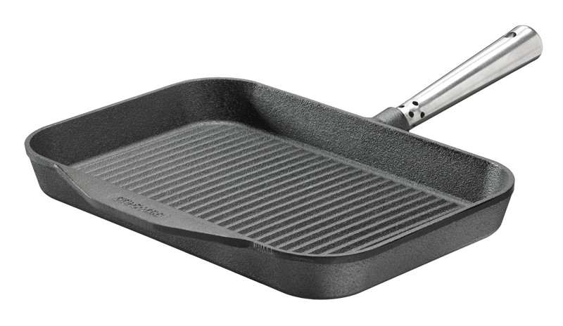 SKEPP-Patelnia grillowa żeliwna22x32cmProfessional