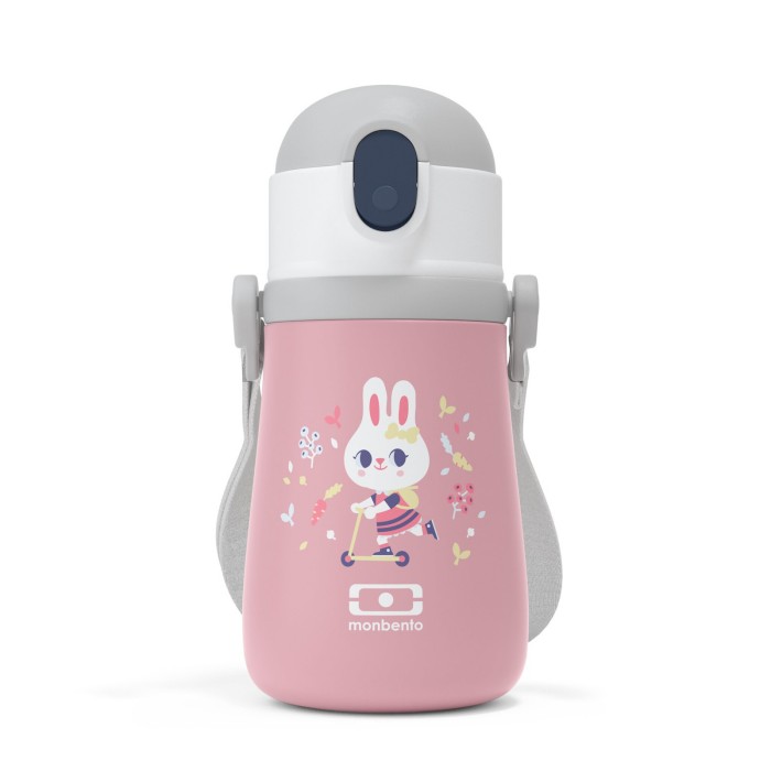 MB-Butelka termiczna dla dzieci StraM Graphic Pink