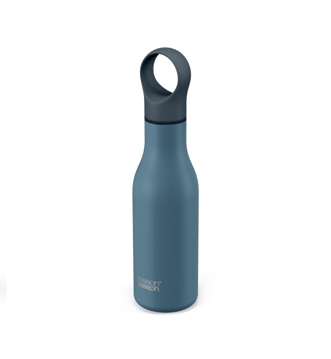 JJ-Butelka termiczna stalowa 500ml Loop niebieska