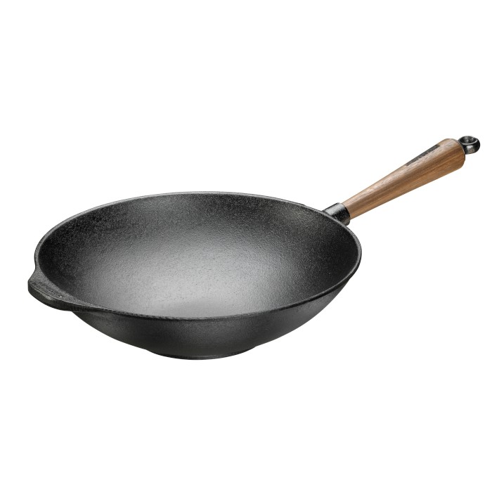 SKEPP-Wok żeliwny 30cm  Traditional Walnut