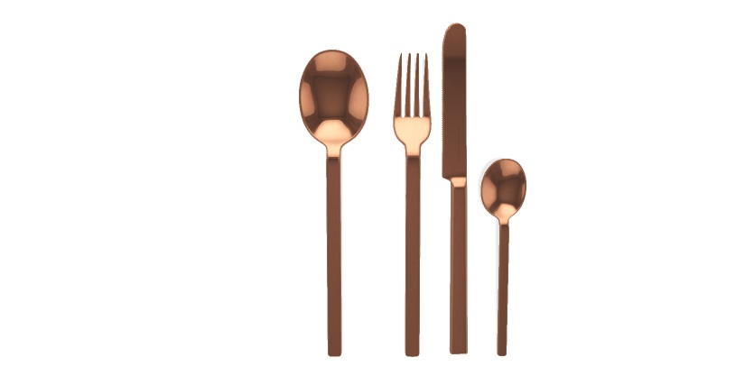 MEPRA-Zestaw sztućców 24el. Bronzo,Stile
