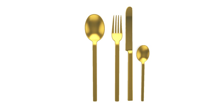 MEPRA-Zestaw sztućców dla 1 osoby 5el. Oro Ice,Sti