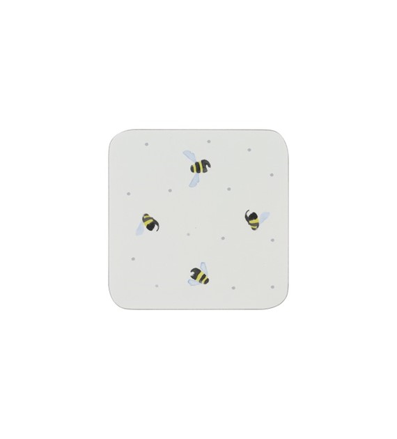 PK-Zestaw 4 podkładek korkowych, Sweet Bee