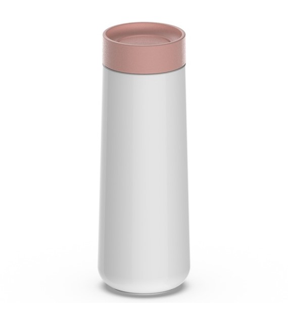 LL-Kubek podróżny 350ml White/Pink Travel