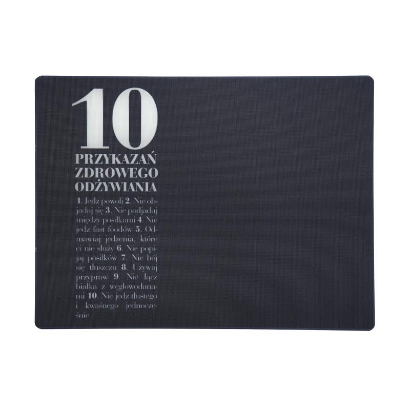 AL-Deska/podkładka szklana 10 przykazań