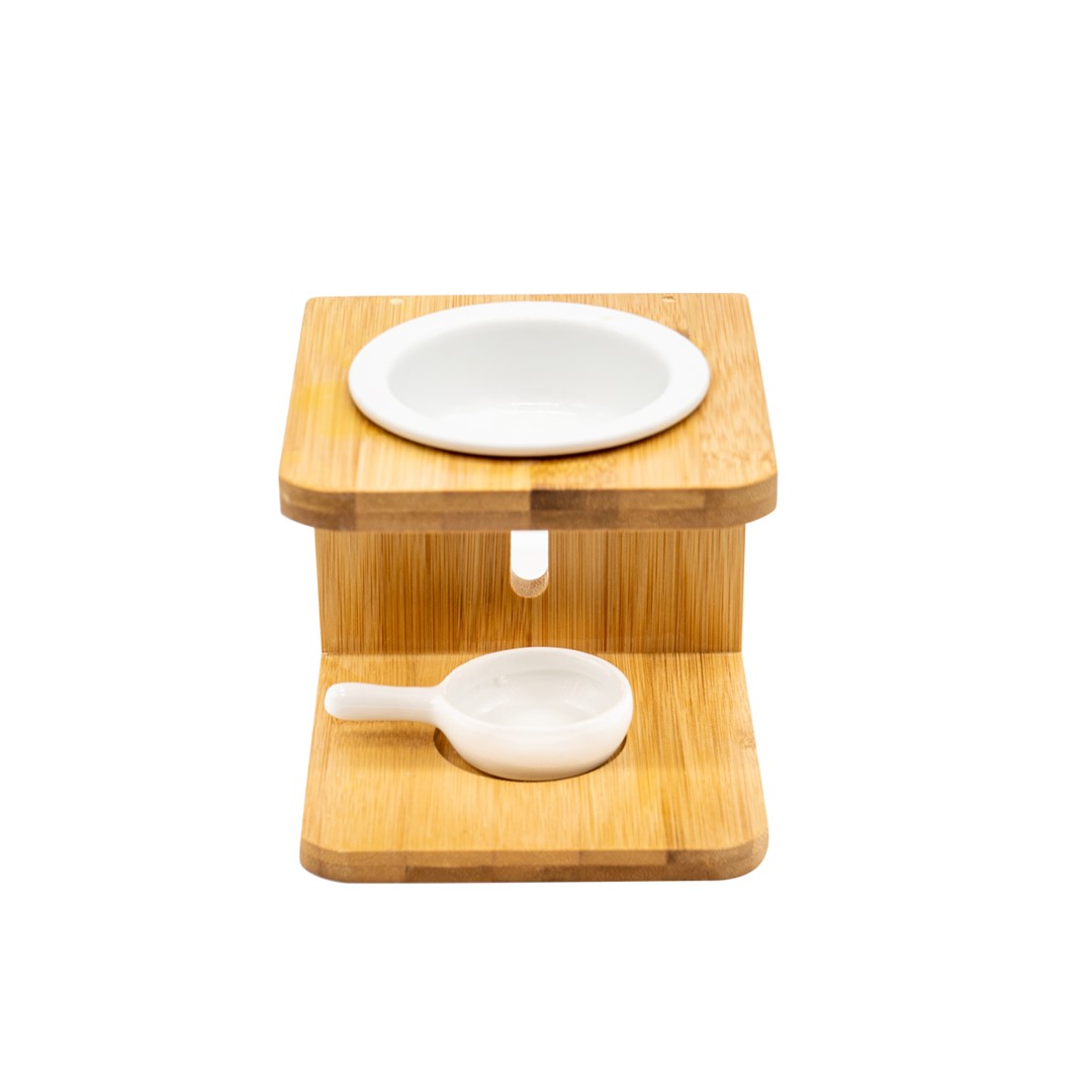 CM-Kominek bambusowo ceramiczny 12x12x11cm.
