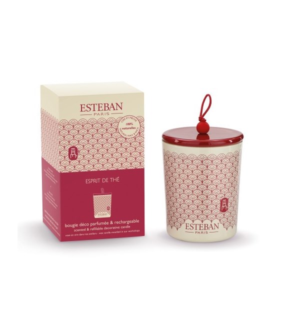 ES-Świeca zapachowa dekoracyjna 180g Esprit de The