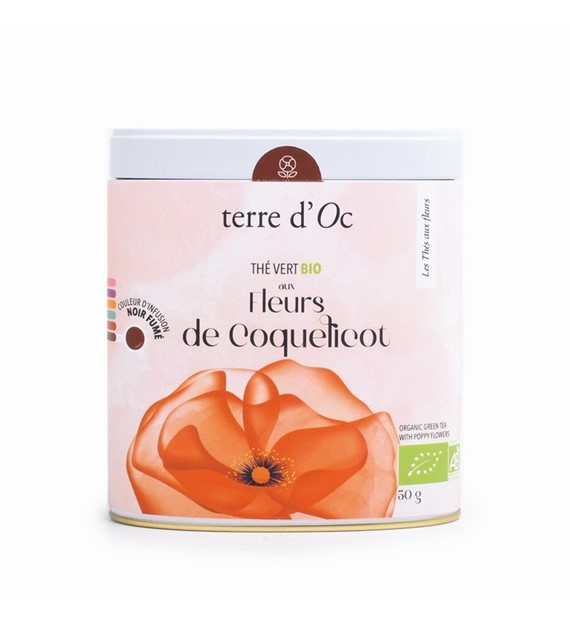 TD-BIO Herbata zielona organiczna 50g Kwiaty Maku