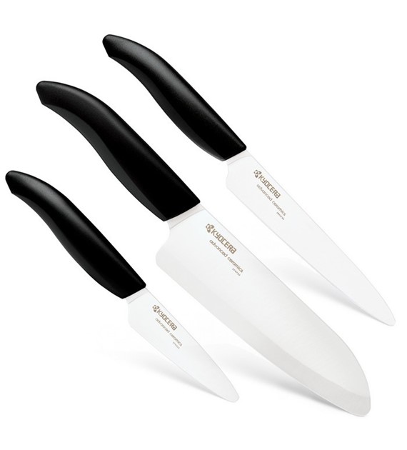 KYO-Zestaw 3 noży kuchennych 7,5+12,5+16cm. Gen