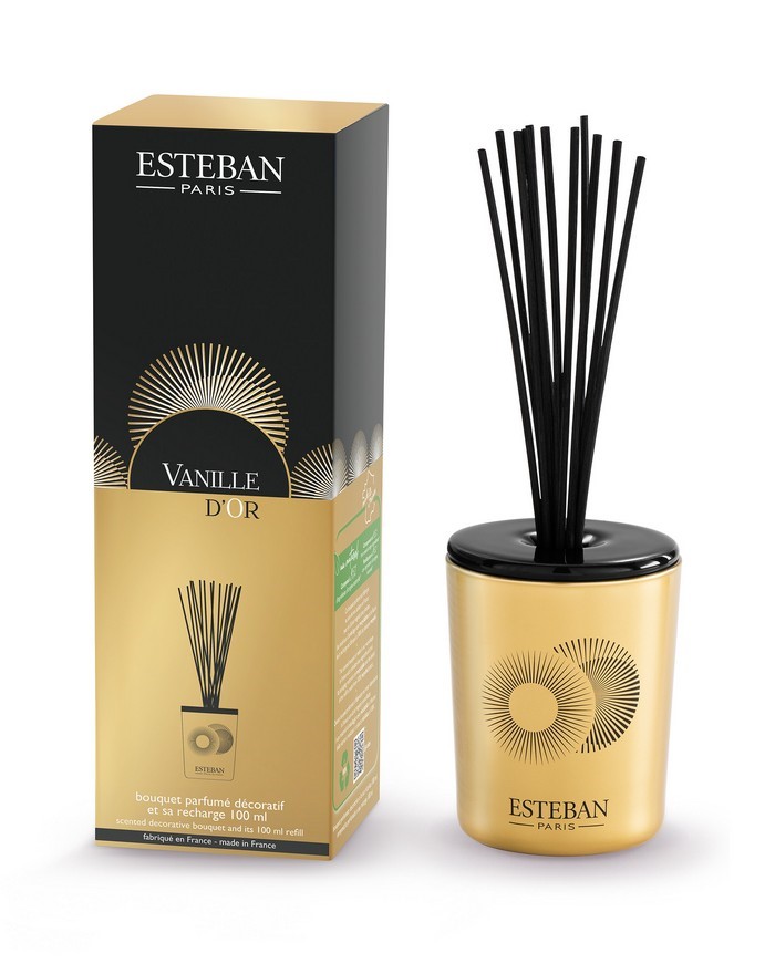 ES-Dyfuzor zapachowy dekor. 100ml Vanille d'Or