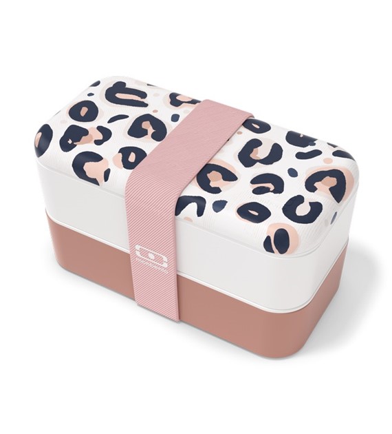 MB-Lunchbox Bento Original, Graphic Leopard Pink