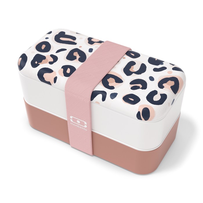 MB-Lunchbox Bento Original Graphic Leopard Pink
