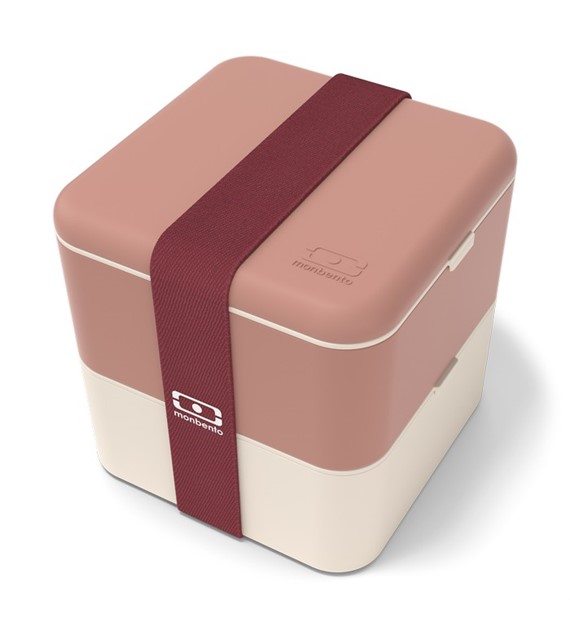 MB-Lunchbox Bento Square FR, Pink Moka