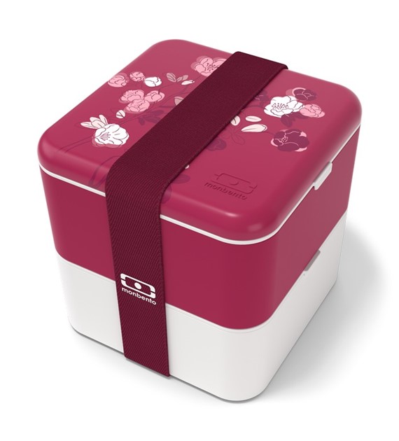 MB-Lunchbox Bento Square FR, Graphic Magnolia