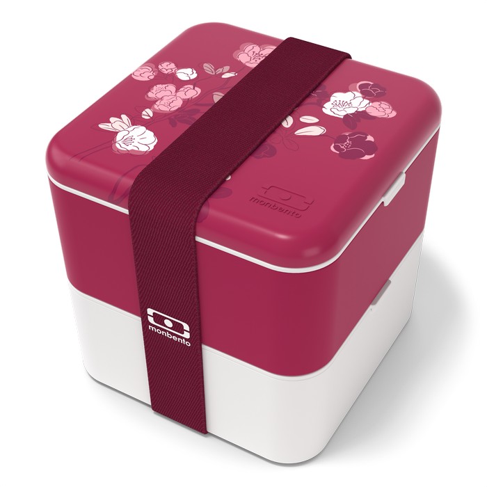 MB-Lunchbox Bento Square FR Graphic Magnolia
