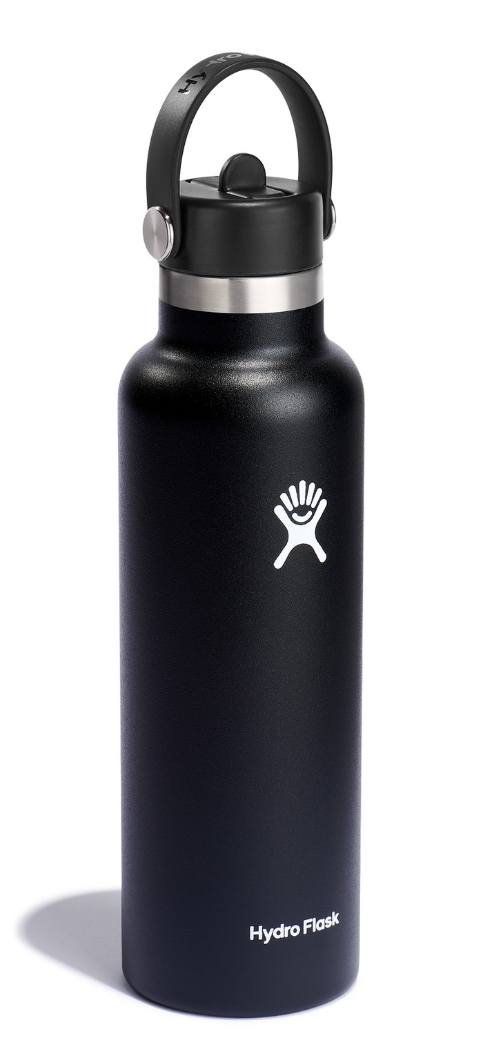 HF-Butelka 21oz Standard Mouth FlexStraw Cap Black