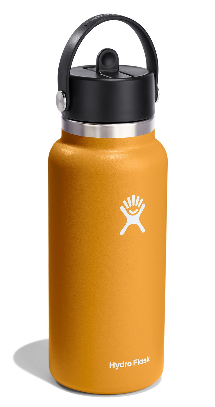 HF-Butelka 32oz Wide Mouth Flex Straw Cap Fossil