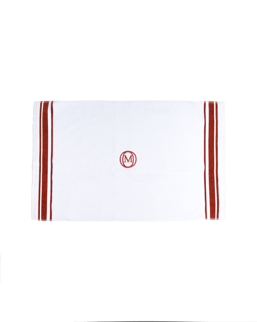 OM-Dywanik łazienkowyMonogrLinea60x100cm b.cynamon