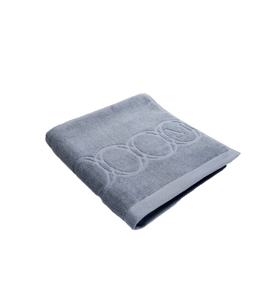 OM-Ręcznik do rąk Monogram Opus 50x100cm szary