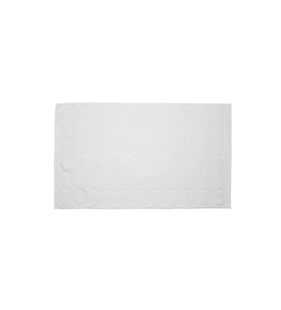 OM-Dywanik łazienkowy Monogram Opus 60x100cm biały