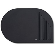 KELA-Deska do serwowania 35x23cm czarna Nobel