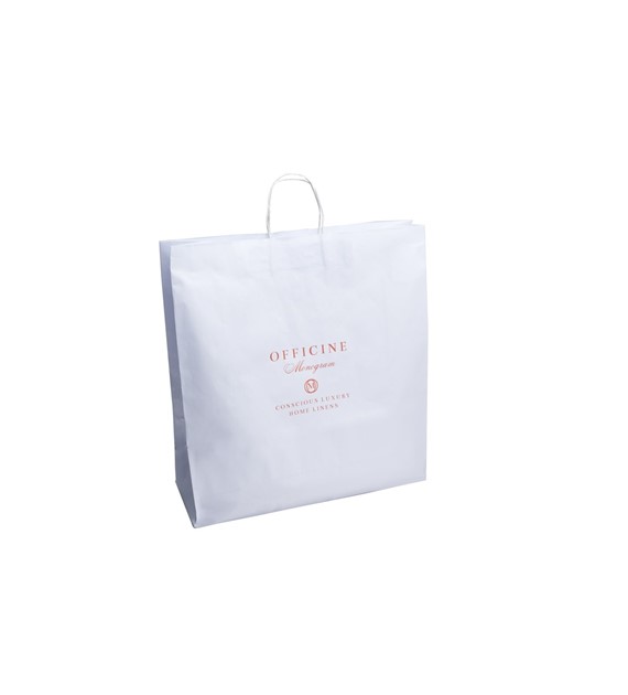 OM-Torba zakupowa papierowa Officine Monogram