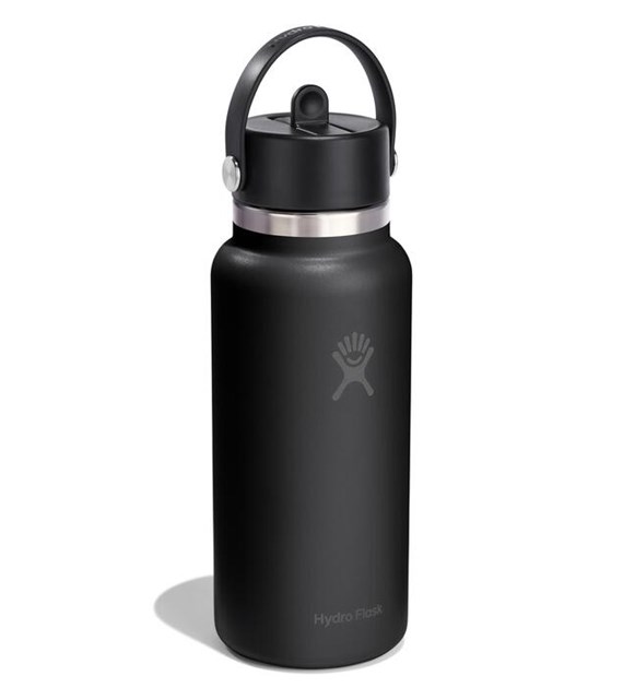 HF- Butelka 32oz Wide Flex Straw Cap Black