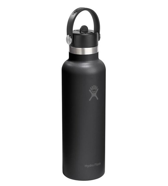 HF-Butelka term. 21oz Standard Flex Straw Black